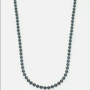 Navy Pearl 8mm 42 in Long Necklace Charter Club